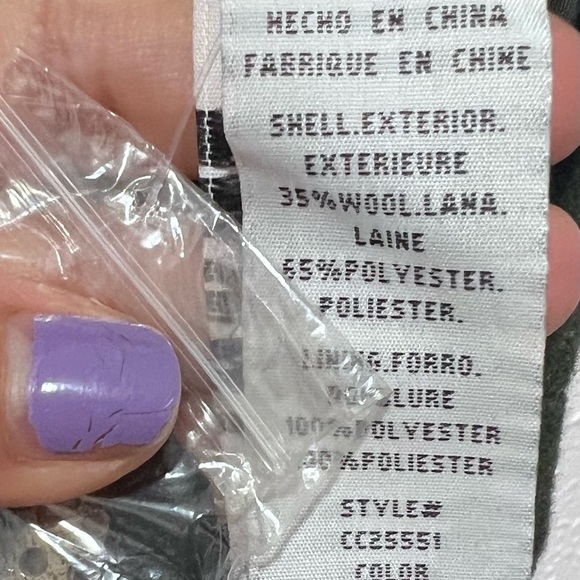 Thread & Supply Double-Breasted Peacoat in olive green large - Picture 4 of 9